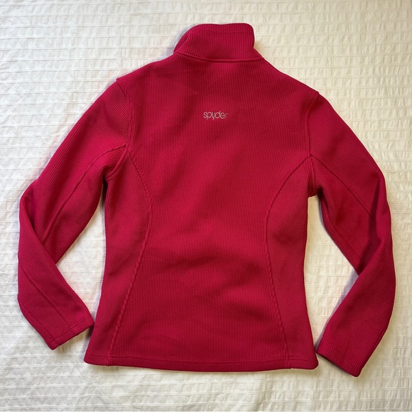 Spyder Virtue Full-Zip Core Sweater in Pink, M - Picture 7 of 14
